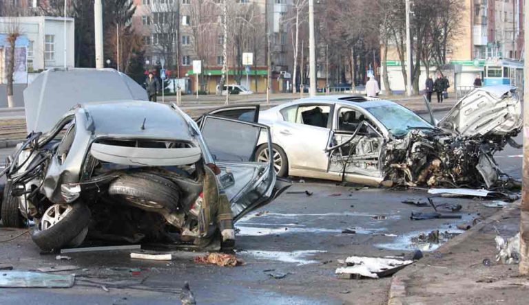В Виннице умер таксист, в которого на огромной скорости влетела иномарка