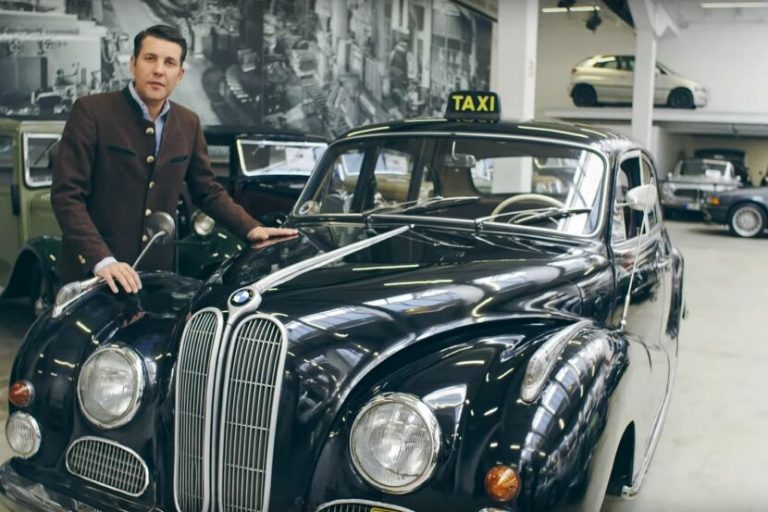 Ретро такси BMW 501 с пробегом 1млн. километров (Видео)