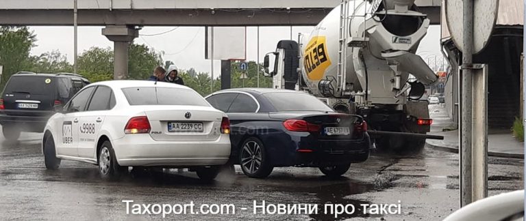 Киев, Uber и BMW не поделили дорогу
