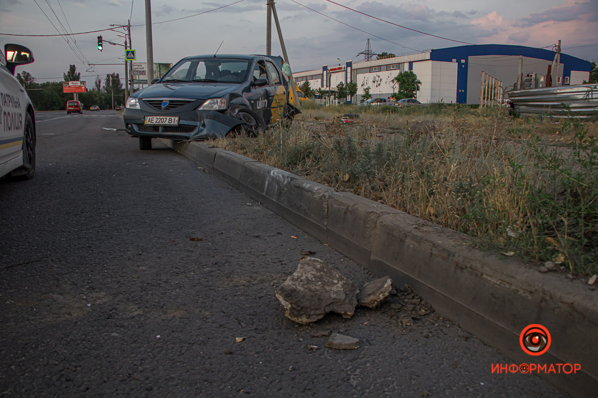 Водитель Mercedes скрылся, но его задержали на Левом берегу