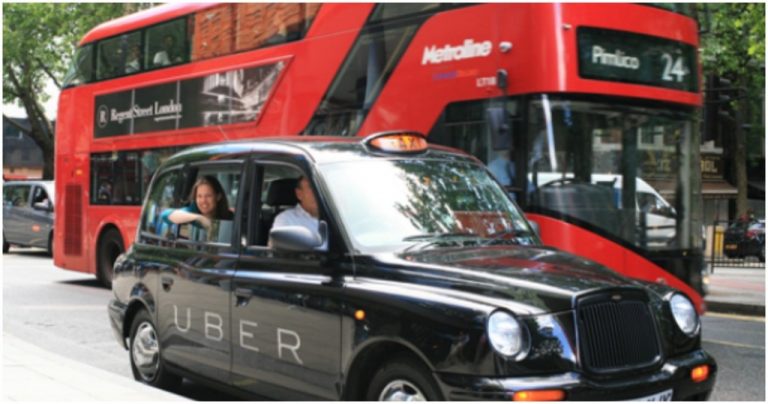 Ціни на Uber у Великій Британії зросли, 27фунтів за 5км