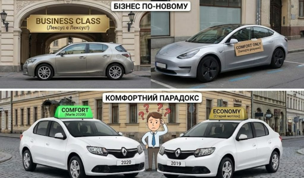 Автомобіль Tesla в таксі Bolt