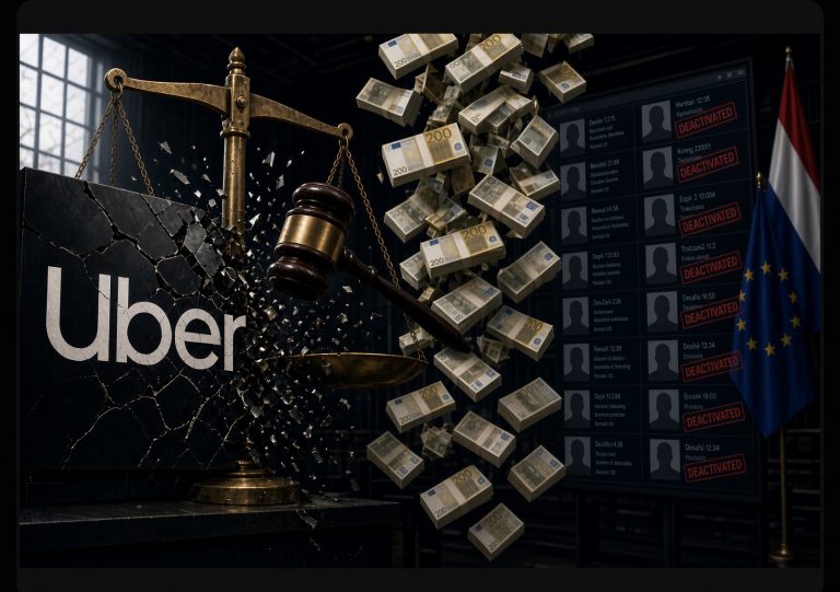 Нідерланди наклали штраф на Uber у 825 млн євро через блокування водіїв алгоритмами