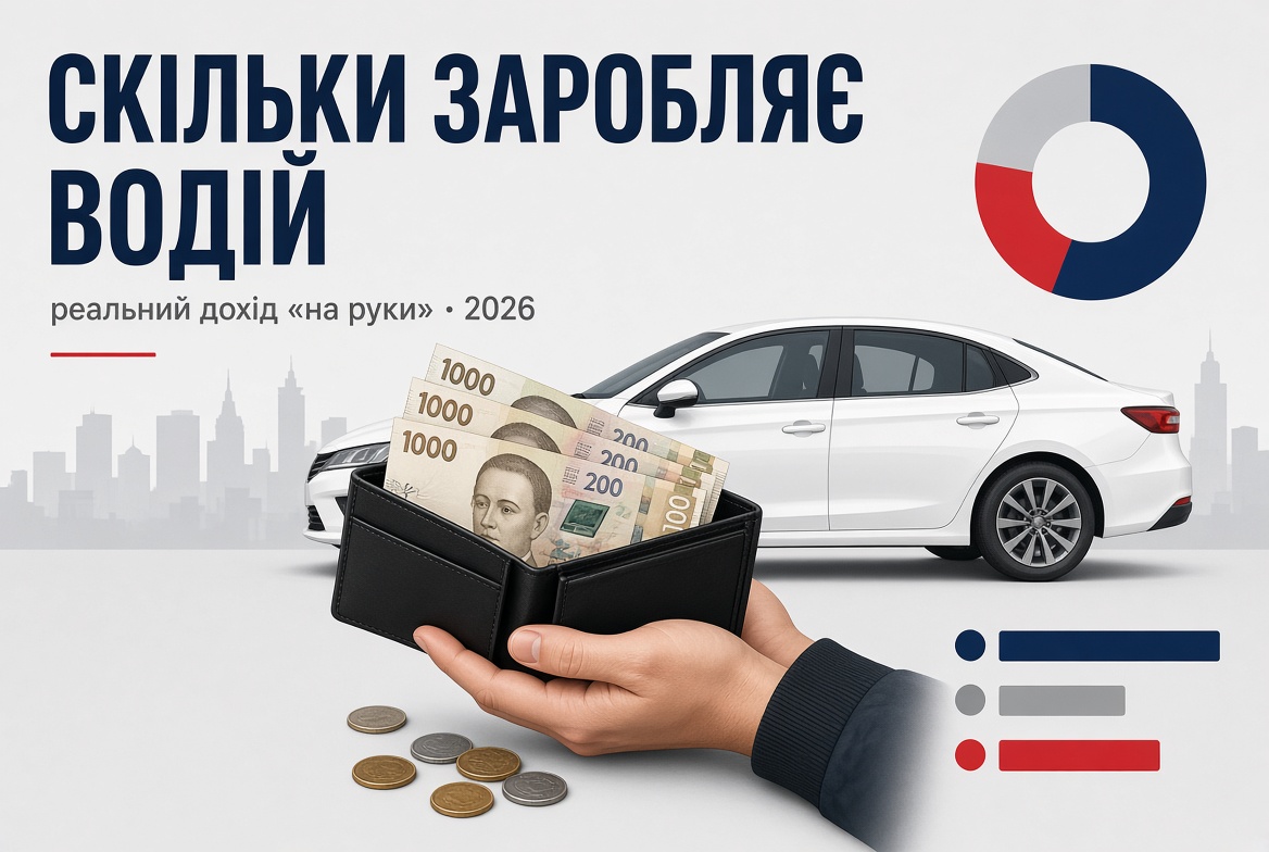 Uklon для водіїв 2026: тарифи, комісія і скільки реально заробити «на руки»